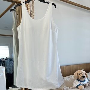 NEW Ideology  tennis sport dress with hiddenshorts attached and cell pocket .